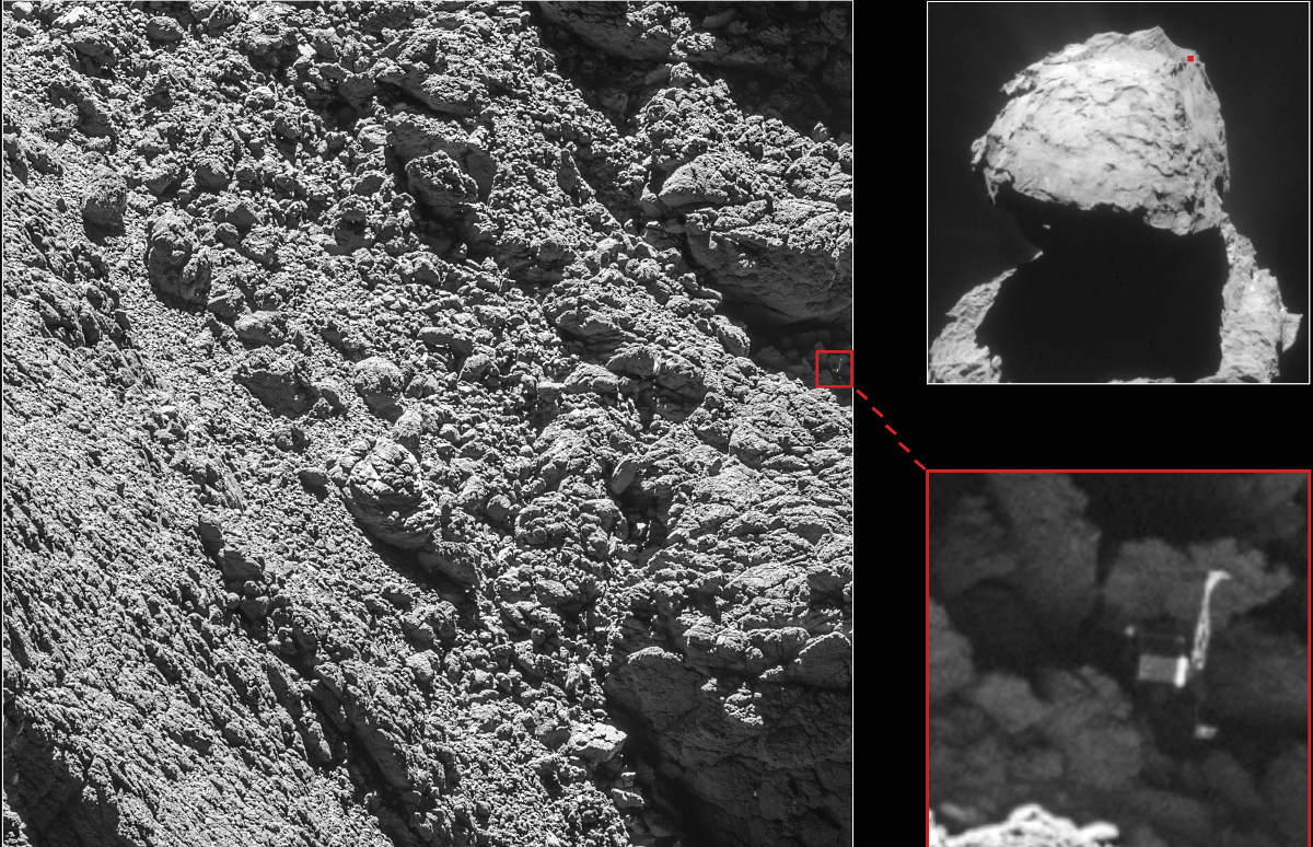 Philae found