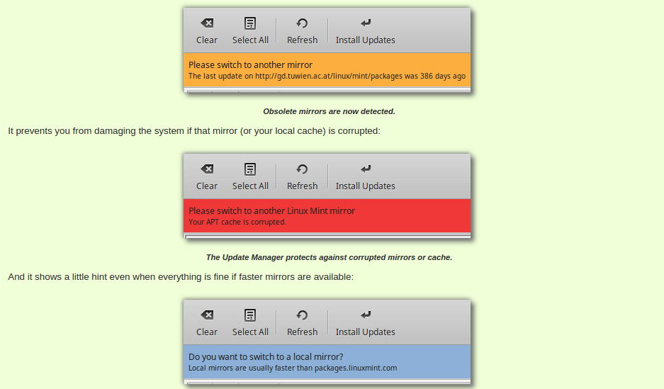 mate update manager