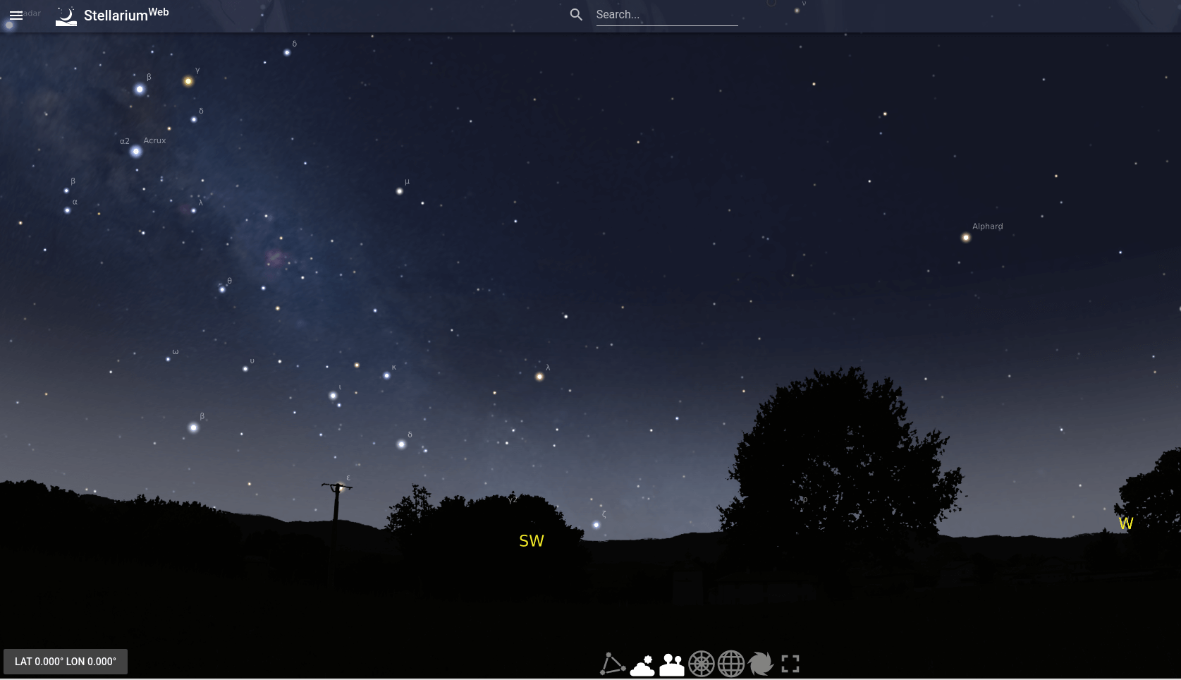 stellarium web