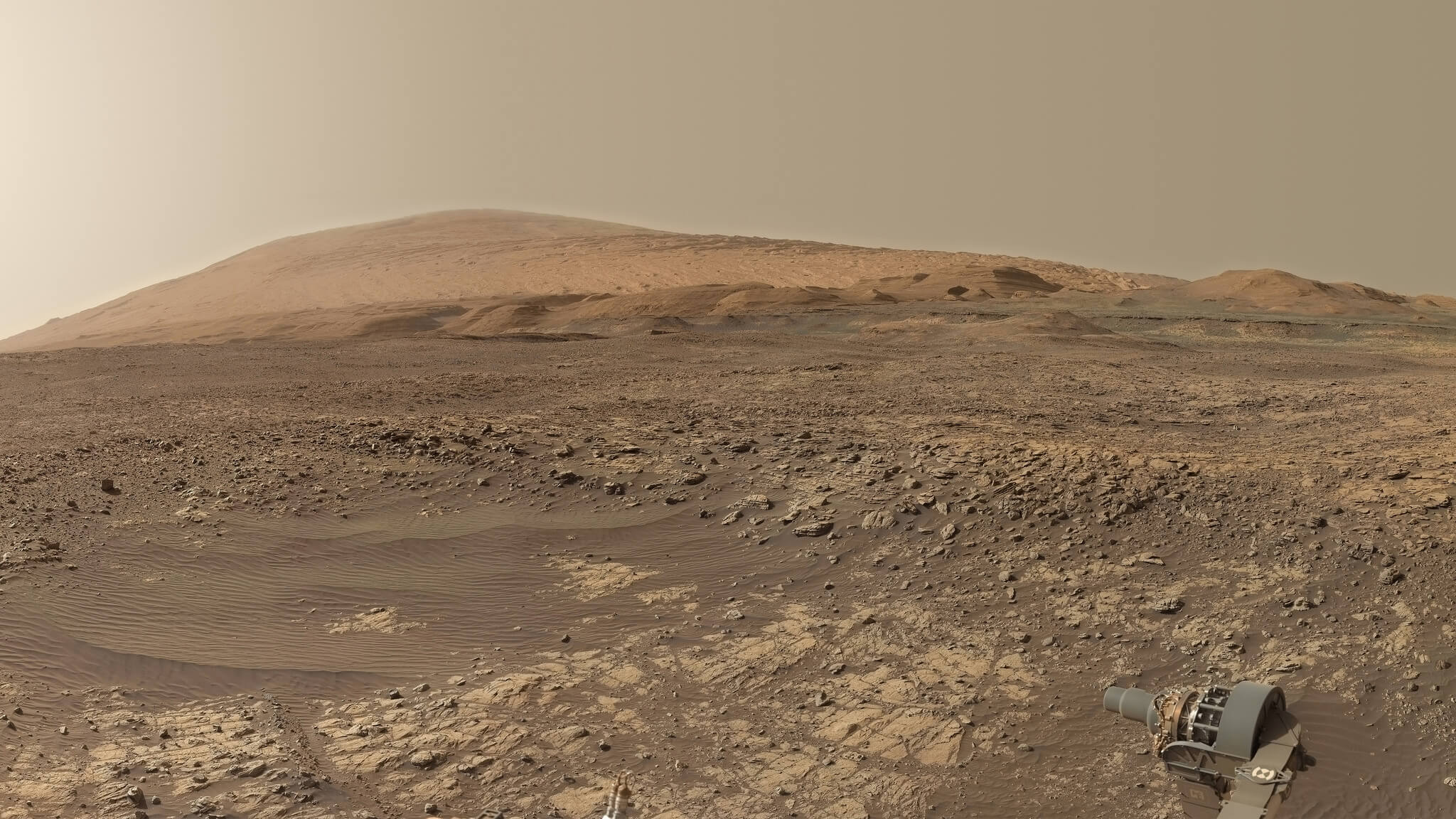 Curiosity панорама хребет Веры Рубин by sean Doran :: Бортовой журнал Ктулху :: khtulhu.org.ua