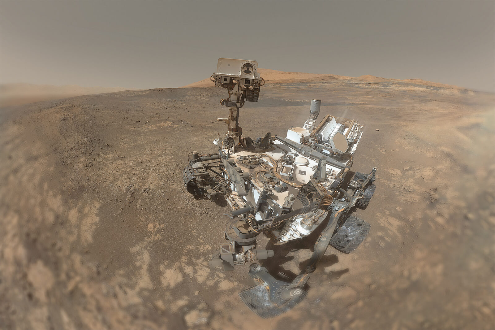 Curiosity селфи хребет Веры Рубин by sean Doran :: Бортовой журнал Ктулху :: khtulhu.org.ua