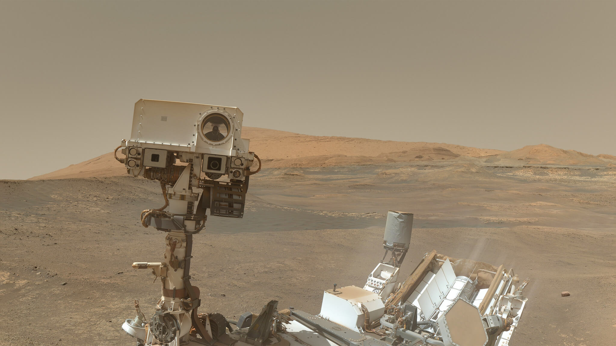 Curiosity панорама хребет Веры Рубин by sean Doran :: Бортовой журнал Ктулху :: khtulhu.org.ua