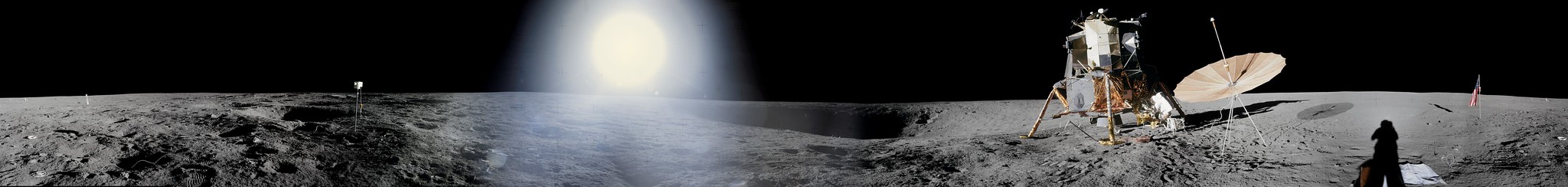 apollo 12 landing site | место посадки Аполлон-12