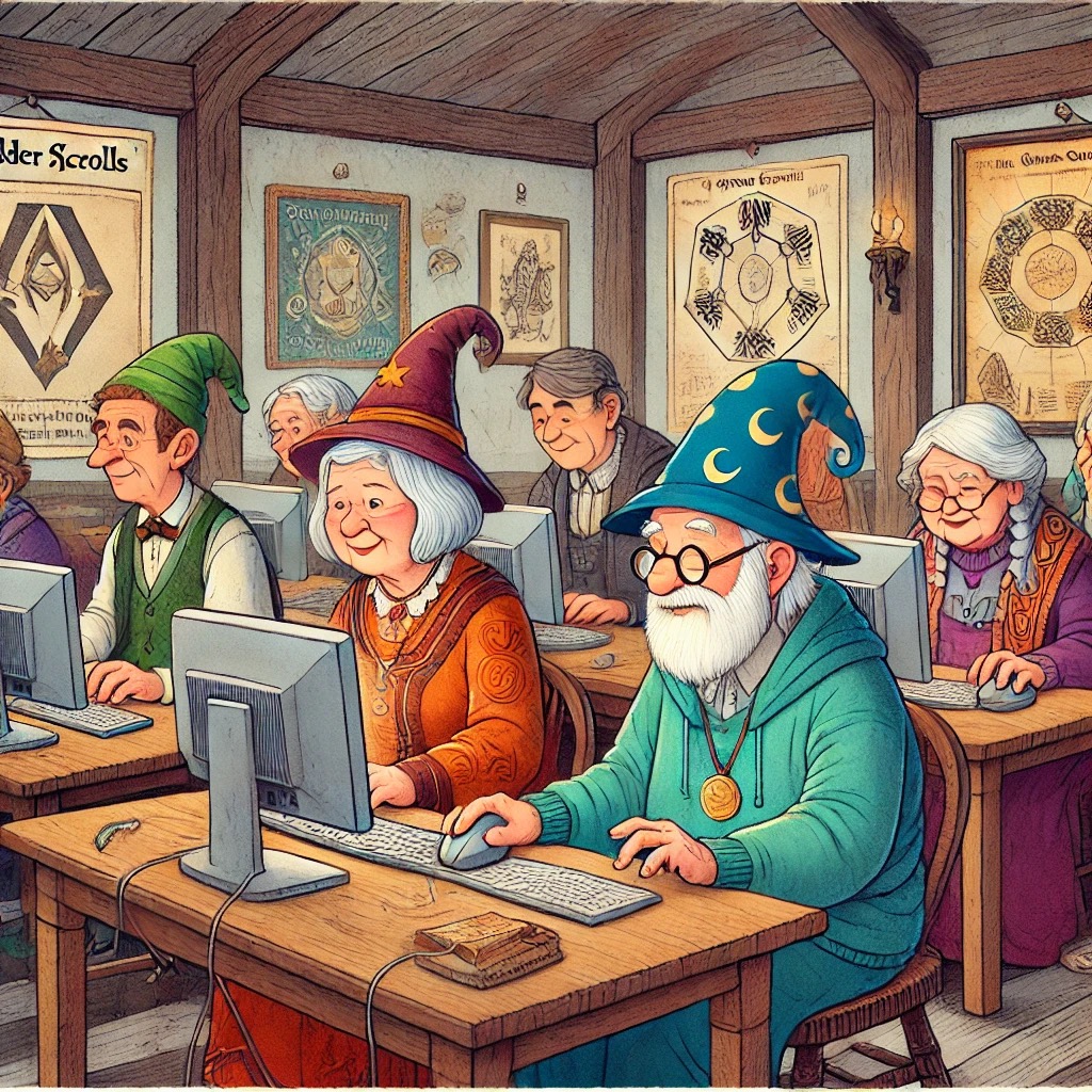 Elder Scrolls - старики скроллят