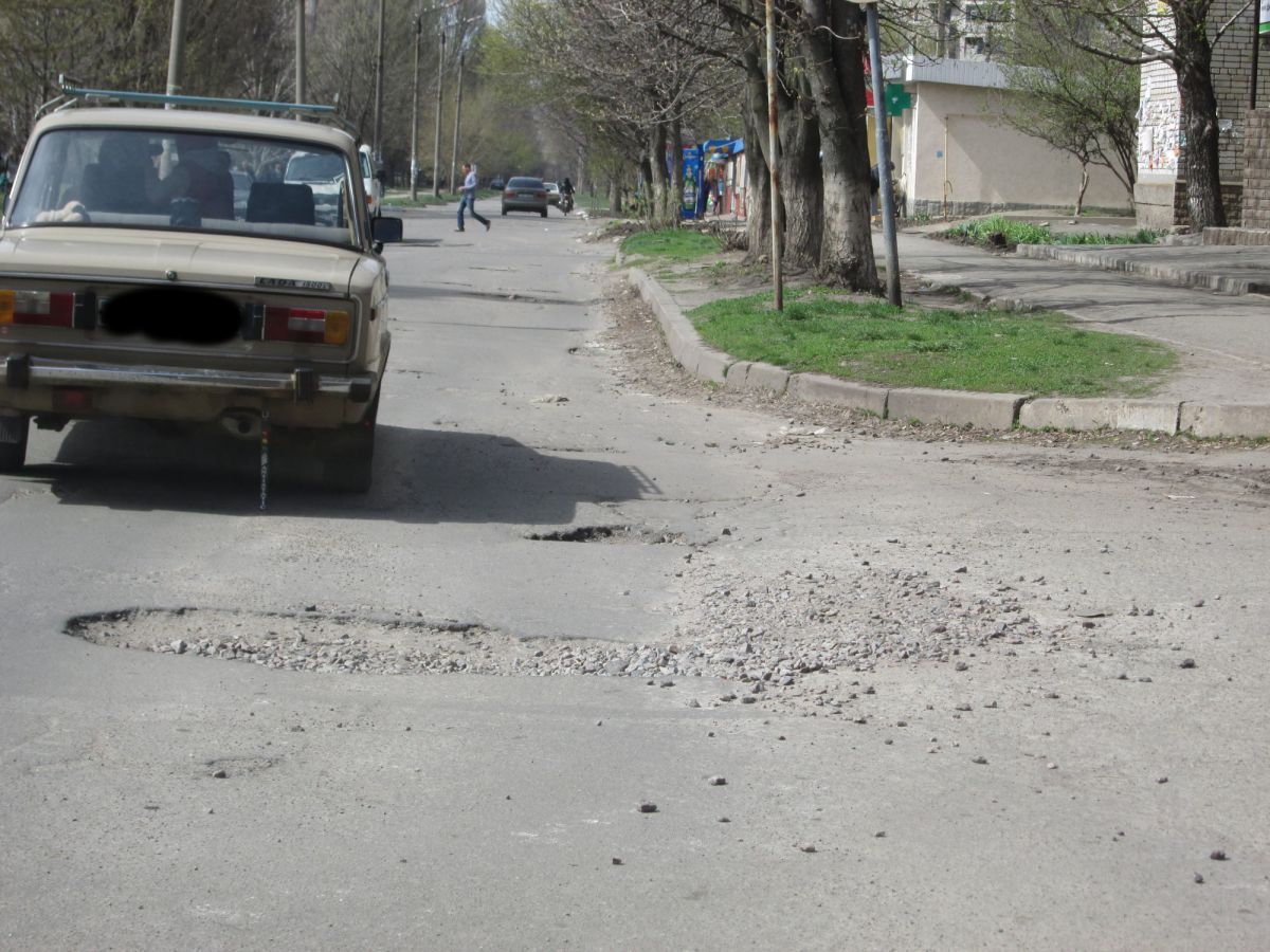 Дороги в Желтых Водах