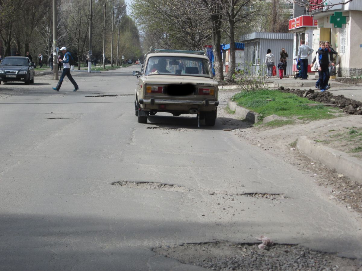 Дороги в Желтых Водах