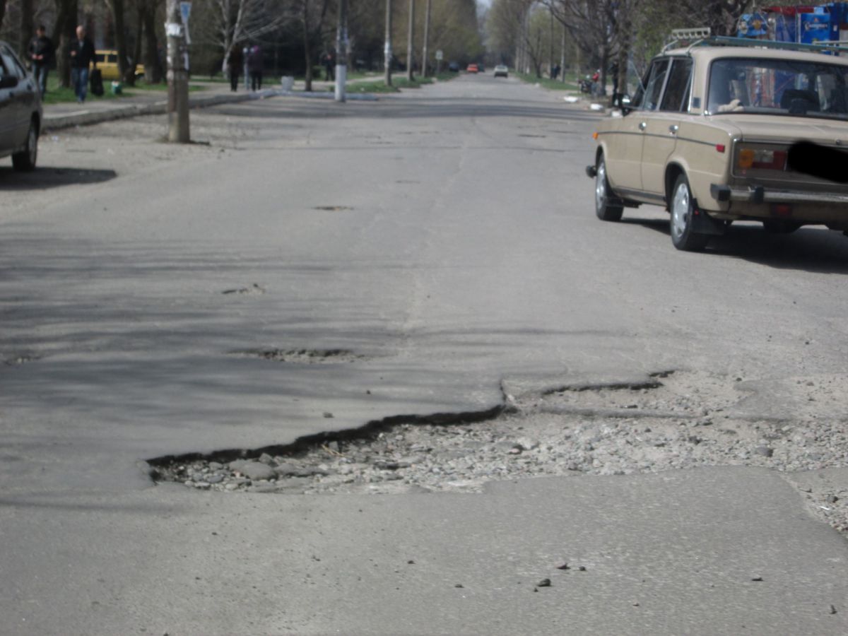 Дороги в Желтых Водах