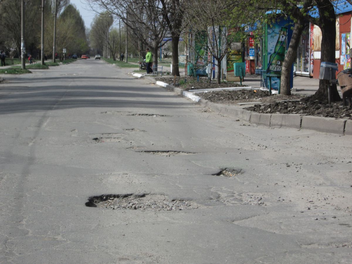 Дороги в Желтых Водах