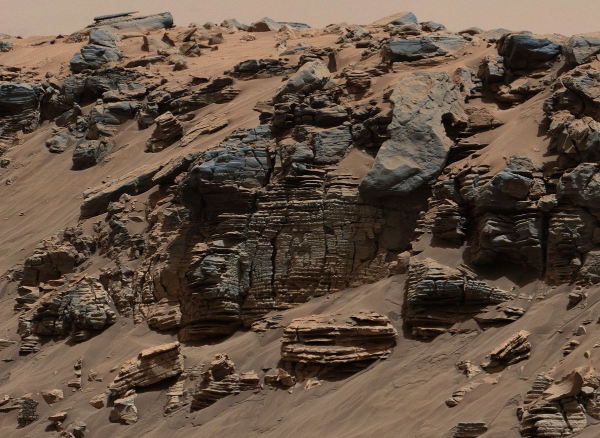 mars curiosity rover mastcam sedimentary deposit lakebed rocks pia19074 full