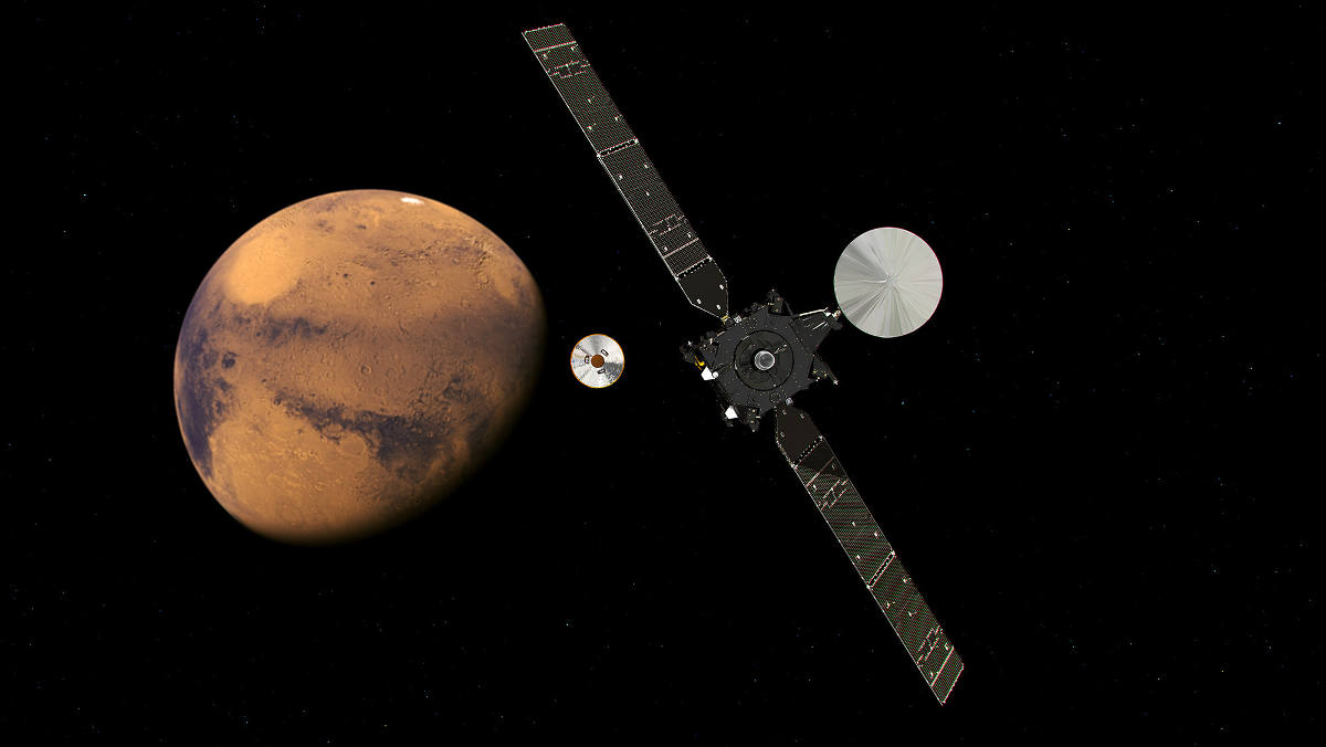 ExoMars 2016 approaching Mars