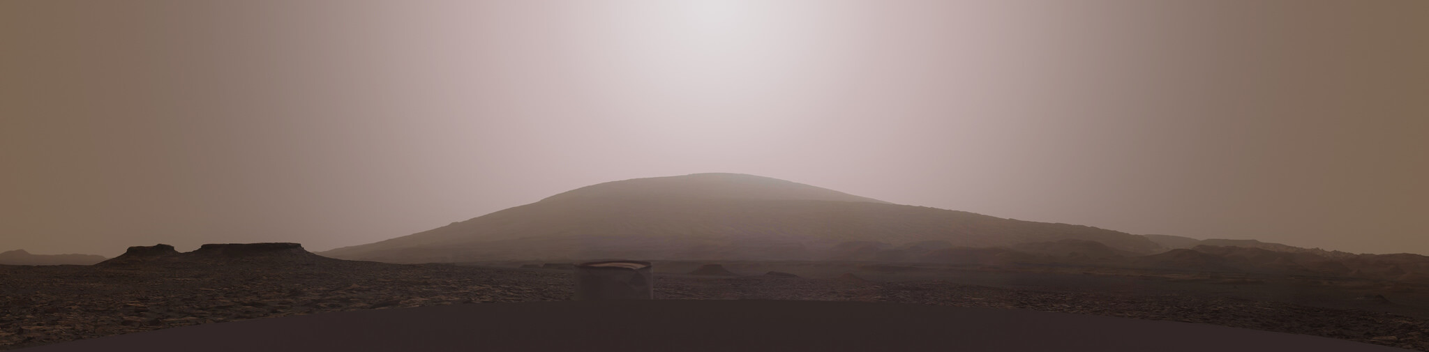 Curiosity панорама хребет Веры Рубин by sean Doran :: Бортовой журнал Ктулху :: khtulhu.org.ua
