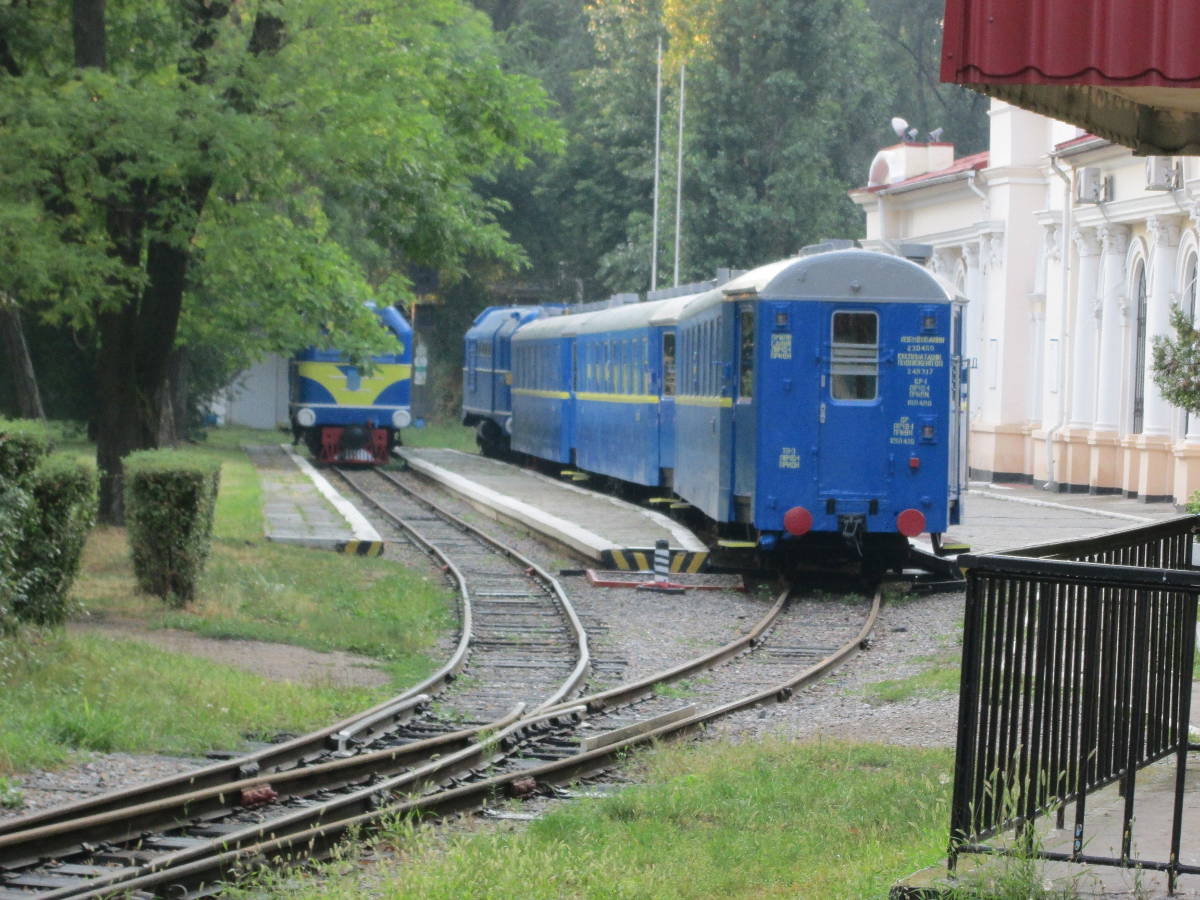 Фото Днепропетровска. Трамвай, детская железная дорога, парк Глобы