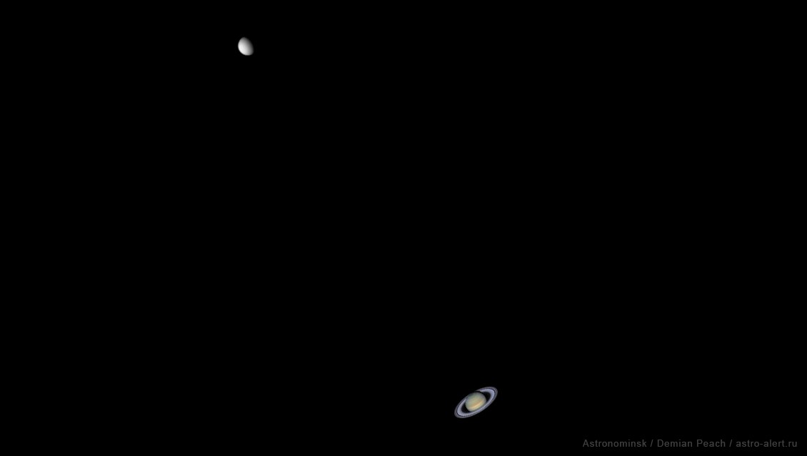 Сатурн и Венера
