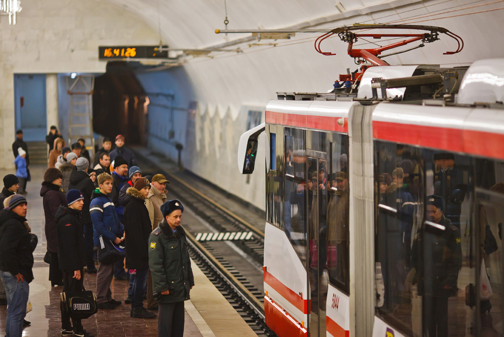RIAN archive 997711 Metrotram new line opens in Volgograd