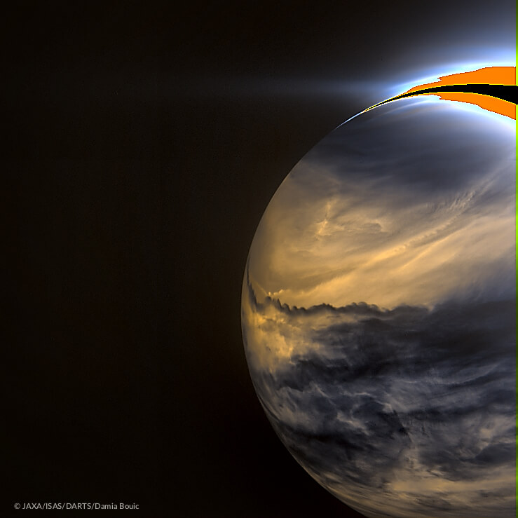 Венера в инфракрасном диапазоне JAXA / ISAS / DARTS / Damia Bouic :: Бортжурнал Ктулху