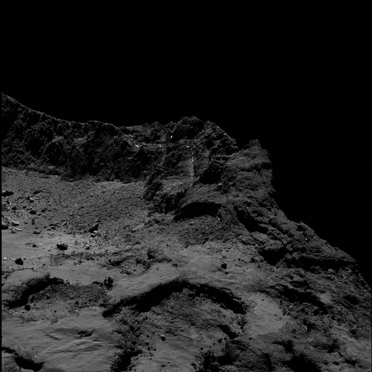 Comet on 5 March 2016 OSIRIS narrow angle camera B